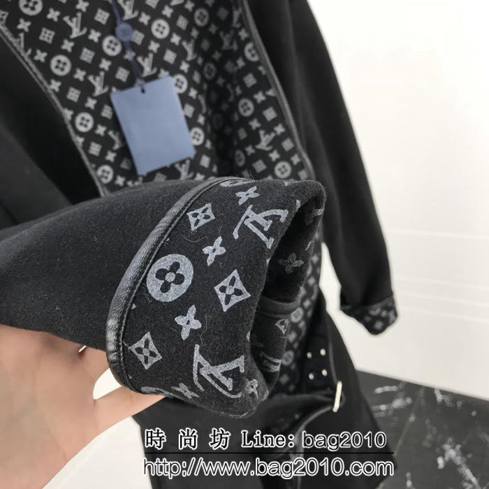 LV路易威登 秋冬新品 進口羊毛 女款手工大衣 內裏老花logo ydi2148